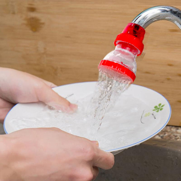Small 360-degree shower head faucet, plastic design. Small 360-degree shower head faucet, plastic design.